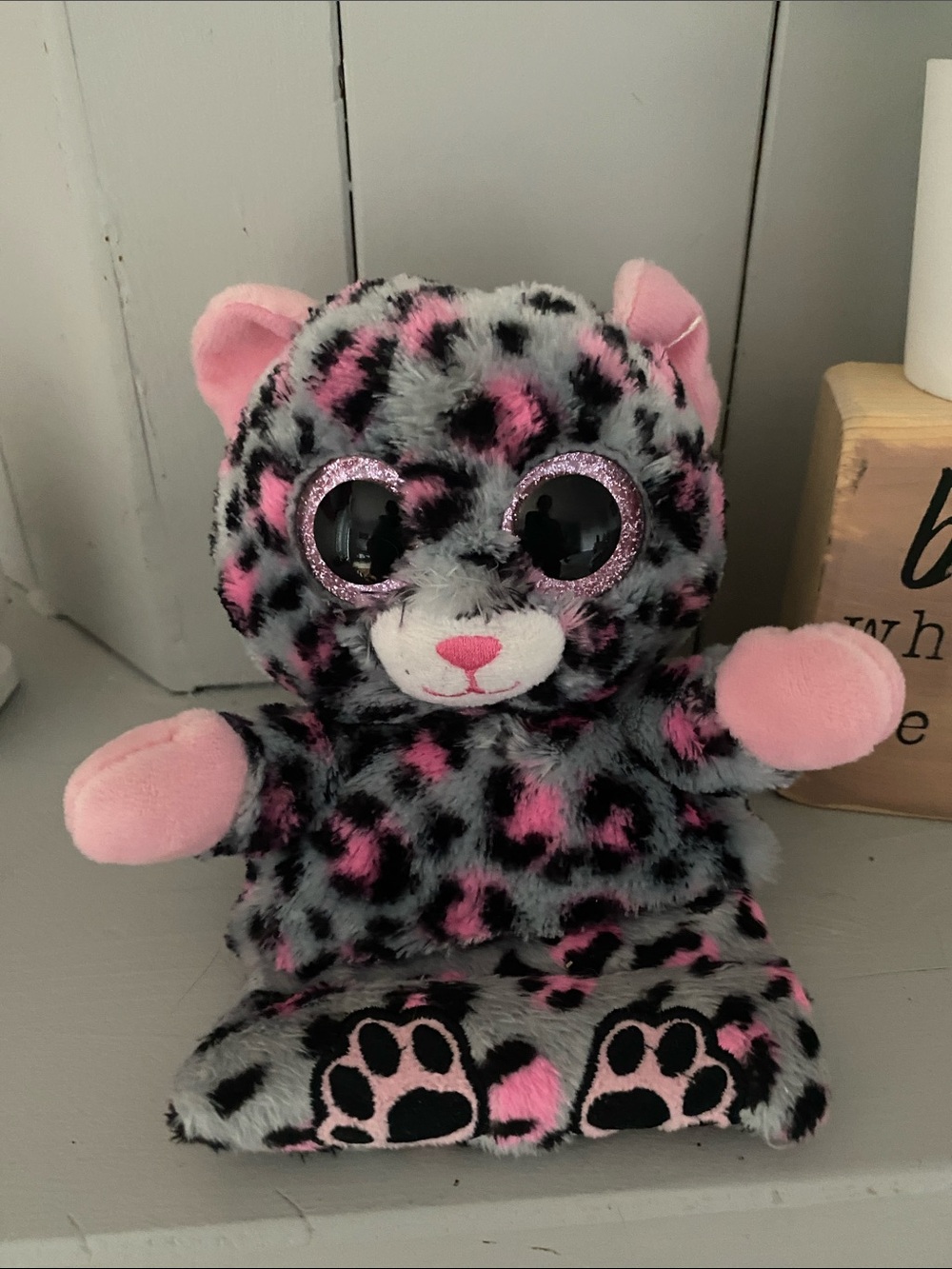 Ty Beanie Cheetah Cat Cell Phone Holder animal plush gifts